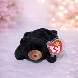 Ty Beanie Baby Blackie the Bear Plush 2000 Collectible